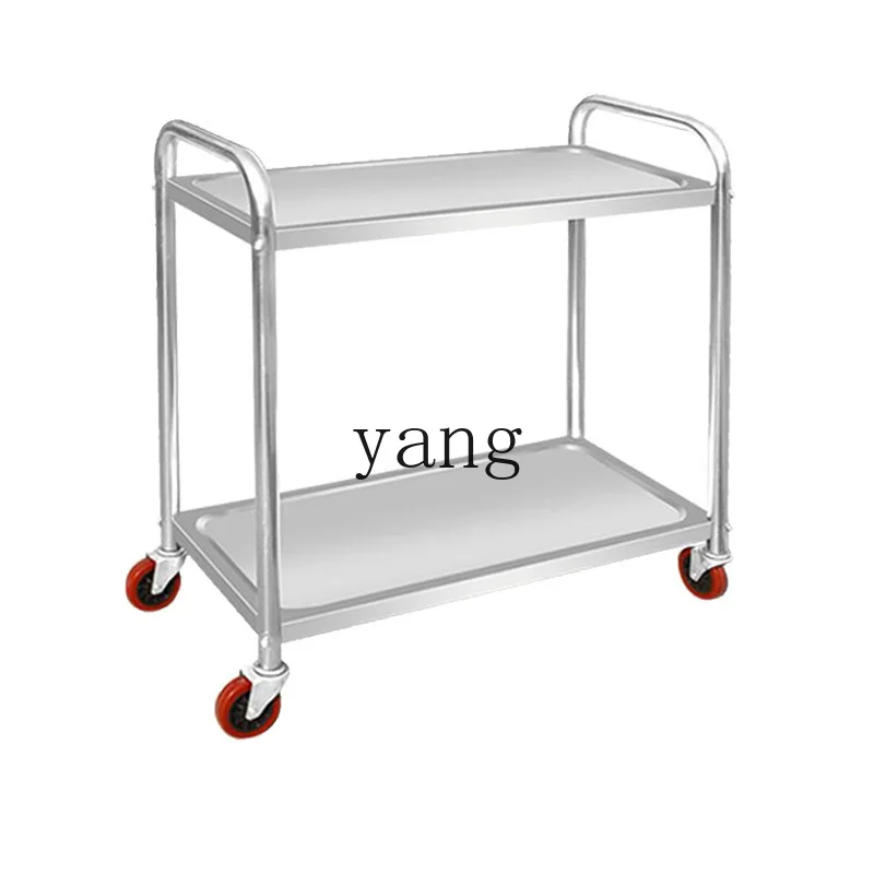 LH stainless steel dining car Hotel restaurant Multi-layer stainless steel vegetable delivery hand push mobile dining car