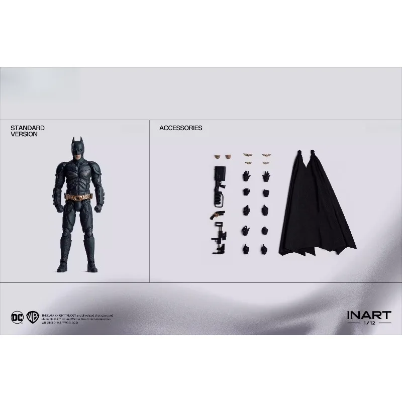 

In Stock 1/12 Scale Toys Hg-M0001 Action Figures 15cm Batman Movable Joint Doll Model for Soldier Collection Display