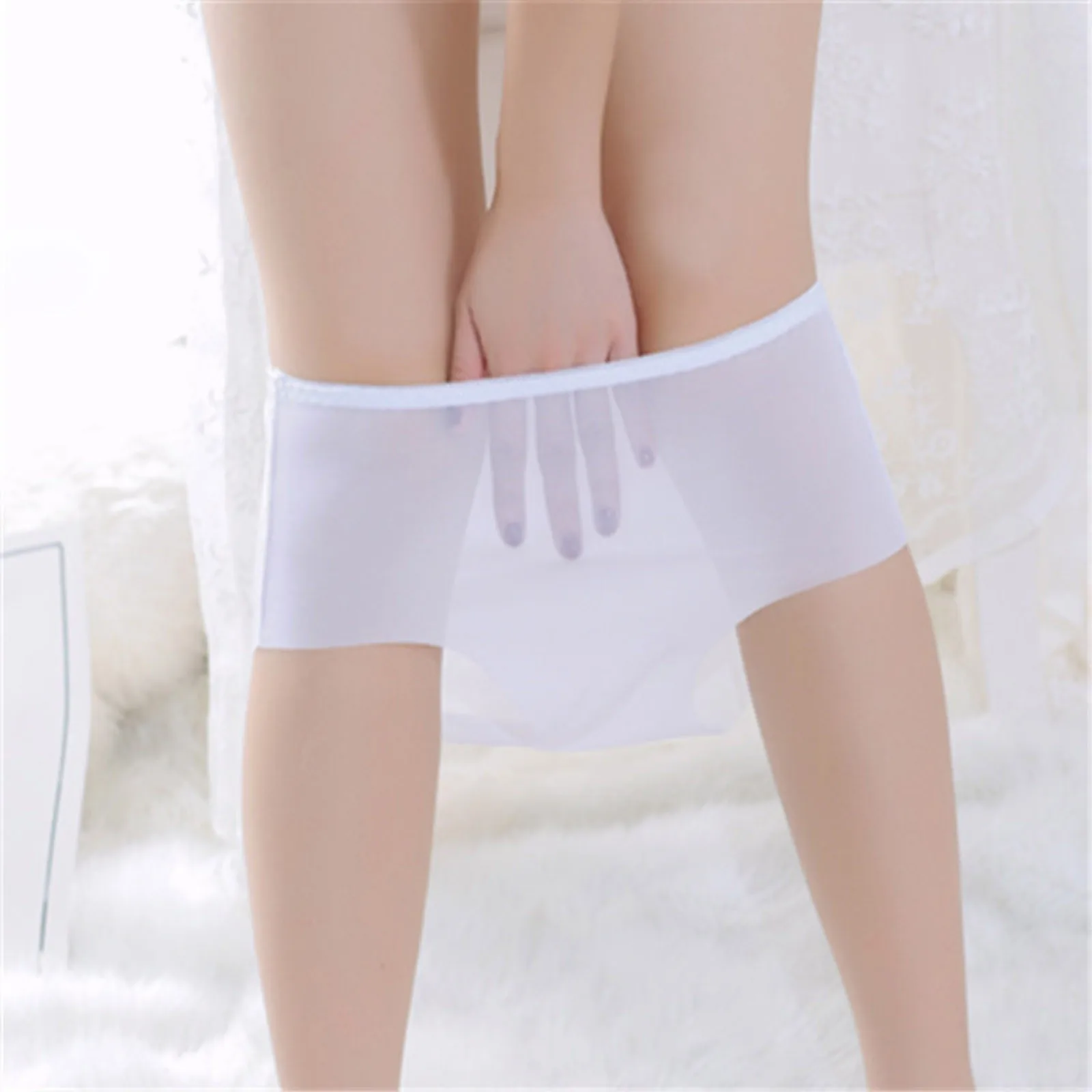 Women Panties Transparent Seamless Panties Sexy Breathable Panties Women\'s Sexy Panties Satin Boxers Unisex