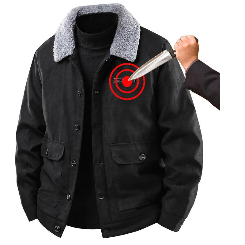 

Self Defense Safety warm jacket Stealth Anti Cut Anti Knife Clothing Jacket Slash Proof Clothing Cutfree Body Protection Suits5X