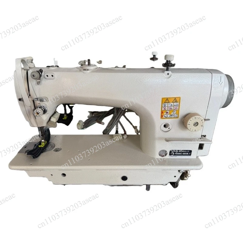 Used original S-7200c full set of computerized flat car, direct drive thread cutting lockstitch machine industrial sewingmachine
