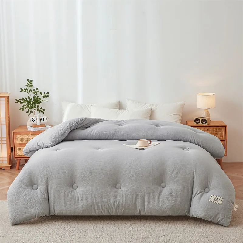 Soybean Fiber Thick Warm Winter Dormitory Single Four Seasons New Model Thick and Warm Winter Quilt Core Winter Thick Quilt