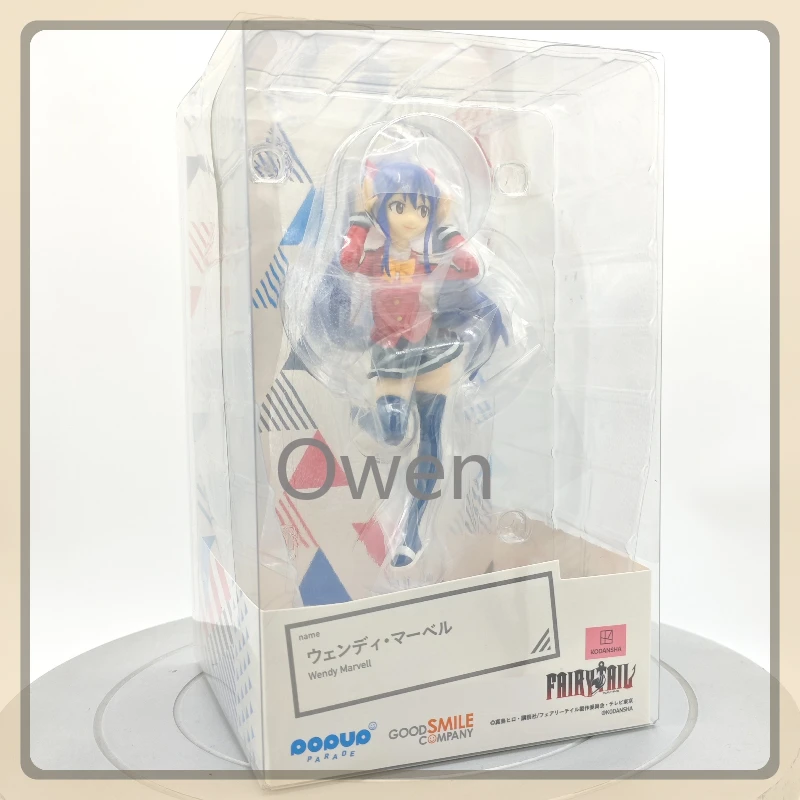 17cm Genuine Original Anime FAIRY TAIL Figurine Cute Girls Wendy Marvell Action Figures PVC Model Collection Toys Birthday Gifts