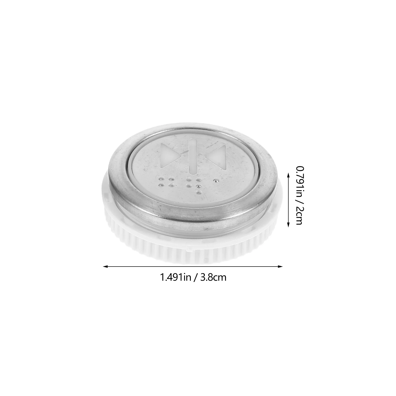 2pcs Replacement Switch Stainless Steel Round Lift Accessories Durable Push Button For Commercial Residential Buildings Elevator