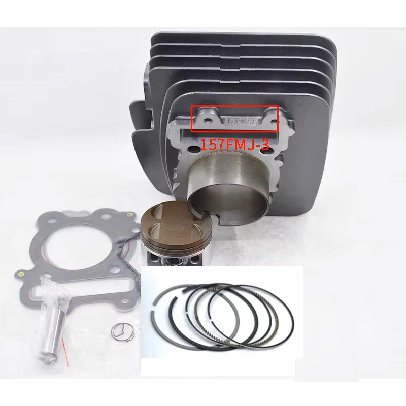 Kit de cylindre de moteur de moto avec goupille de Piston et joints, alésage de 57mm pour moteur Benelli EFI TNT150 TNT150i TNT 150 i 157FMJ-3