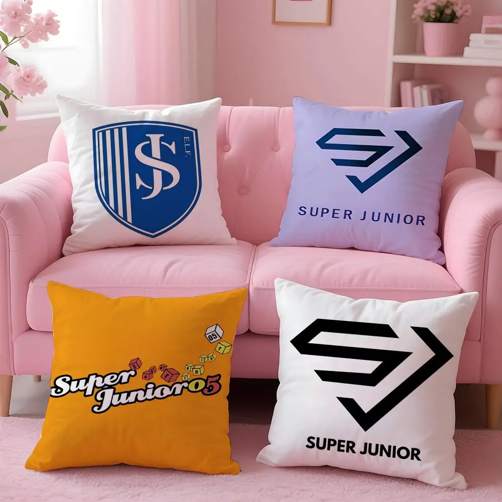 kpop Super Junior Cushion Cover Cushion Cover Set 4Pcs 50x50 45x45 40x40 Pillowcase Decorative Sofa Home Decor