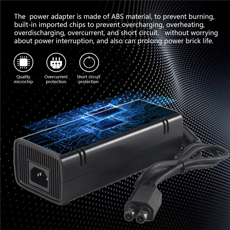 ل 360 سليم محول التيار المتردد إمدادات الطاقة الطوب إمدادات الطاقة 135 واط امدادات الطاقة شاحن الحبل ل 360 سليم وحدة التحكم 100-120 فولت-B