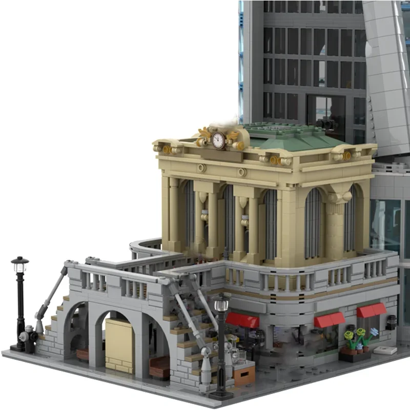 2615 個 Moc-76269 バトルタワーベースビルディングモデルモデルブロックアセンブリレンガ建築おもちゃ男の子プレゼント用