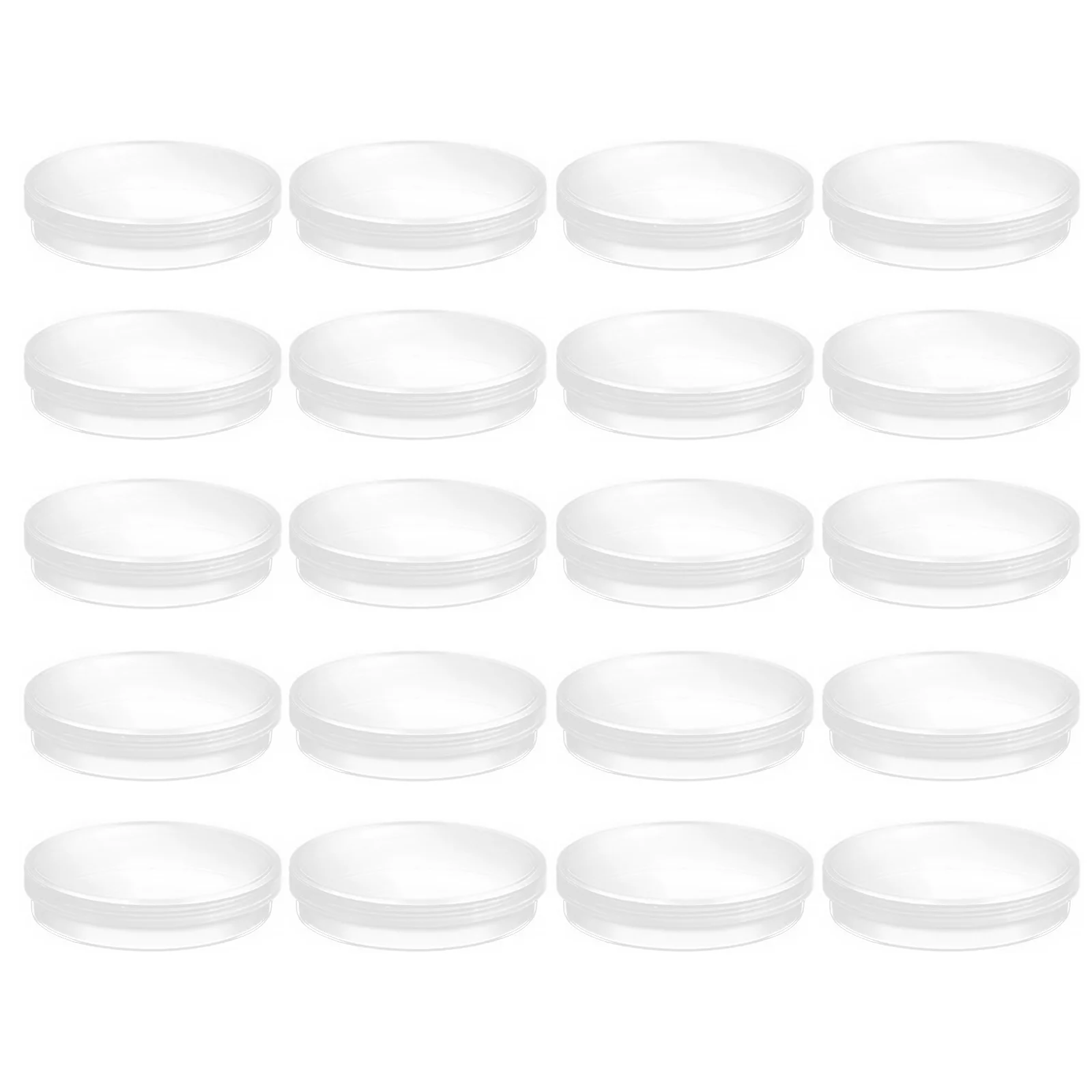 

20pcs Petri Dish Set 70Mm Transparent Plastic Culture Dishes For Laboratory Biology Experiments Disposable Durable Petri Dishes