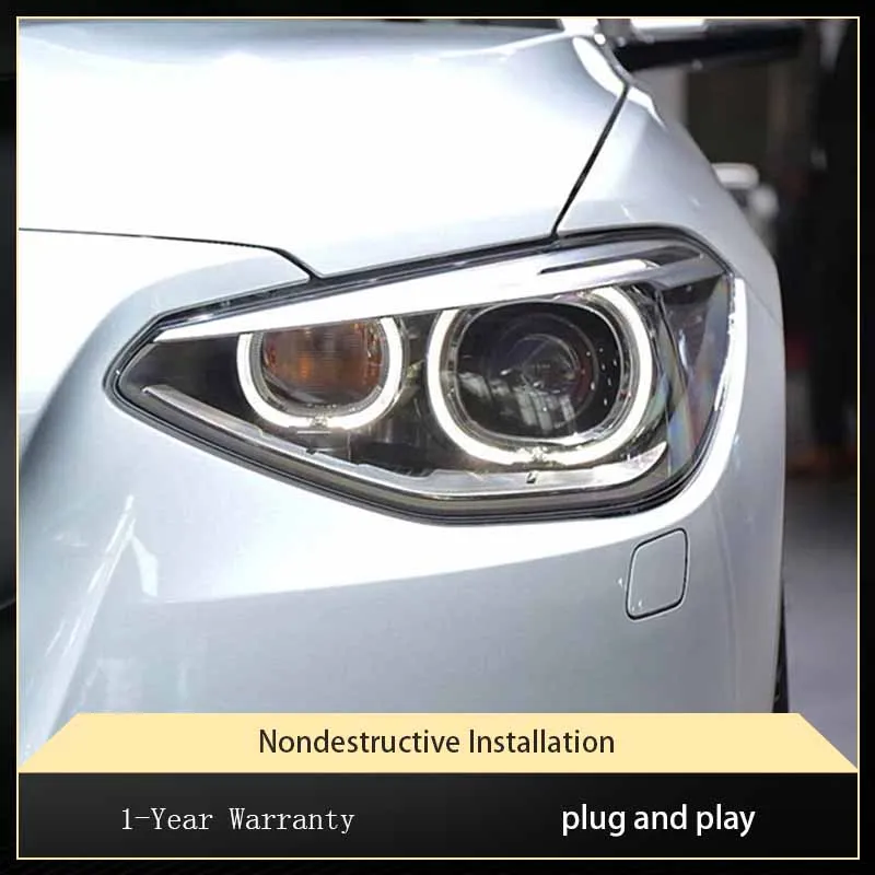 Car Lights For BMW 1 Series F20 120i 130i 2012-2014 LED Headlights Assembly Upgrade Projector Lens Signal Head Lamp Accessories