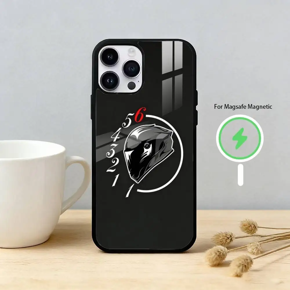 1N23456 M-Motorcycle Phone Case For iPhone 17/16/15/14/13/12/Plus/Pro/Max for Magnetic Wireless Charging