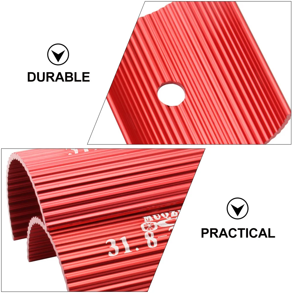 2Pcs Bike Handlebar Shim Aluminum Alloy Stem Reducer Handlebar Adapter Conversion Accessories Accessories Conversion Sheet