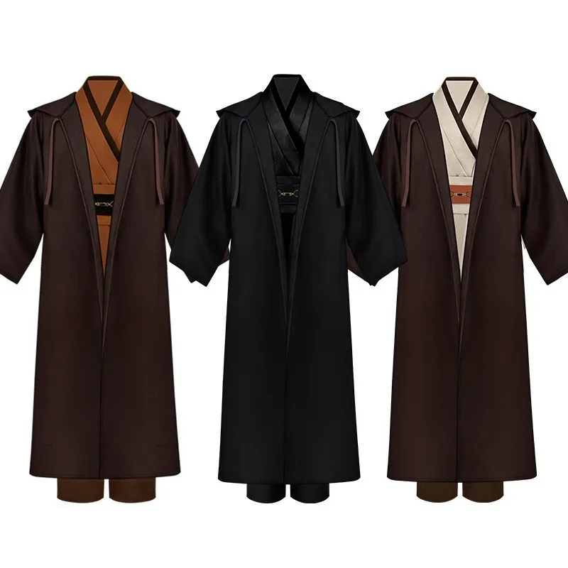 

Man Obi Wan Kenobi Cosplay Costume Disguise Jedi Knight Halloween Carnival Cosplay Obi-Wan Kenobi Customized Clothes