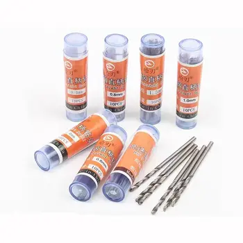 Düz şaft matkap ucu sert yüksek hız çelik Mini delik kesici sondaj araçları Metal