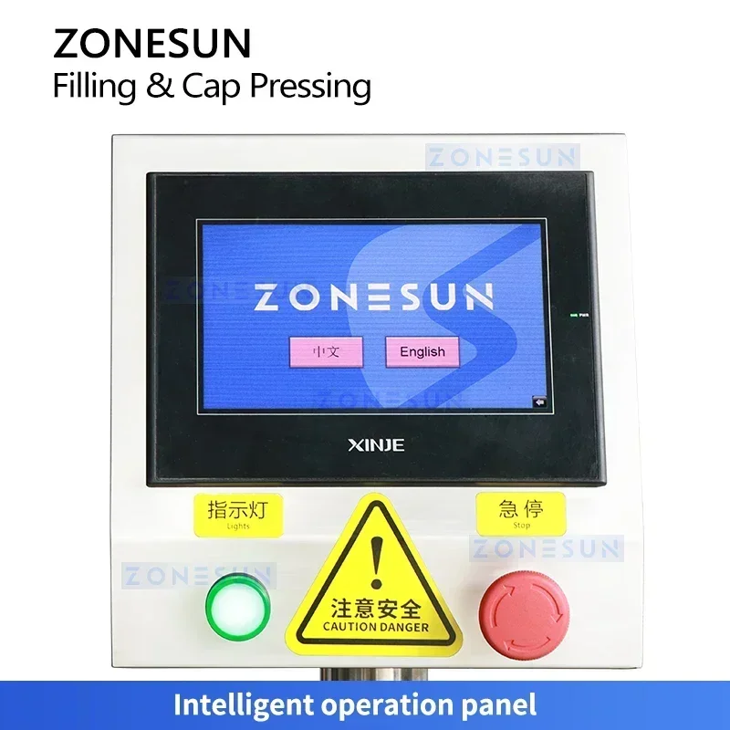 ZONESUN ZS-AFC42 Pompa peristaltica Riempitrice e tappatrice automatica per bottiglie di profumo Pressa monoblocca Macchina per crimpare