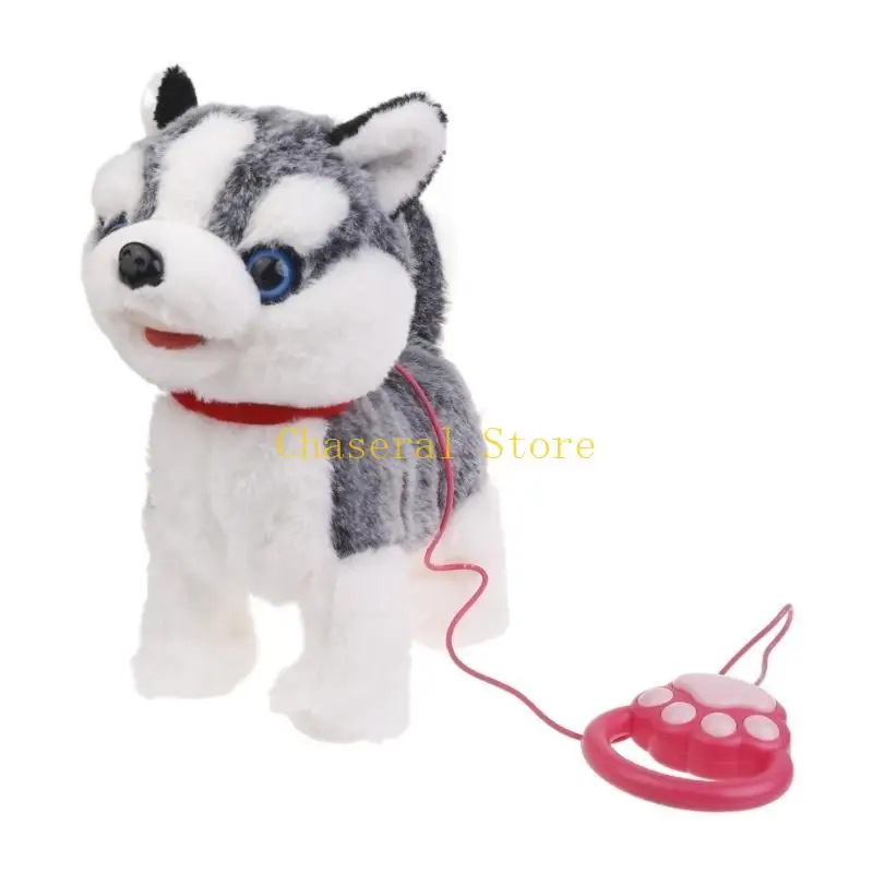 E7ce cantando cucciolo giocattolo che abbaia il peluche giocattolo per craw baby craw apprendimento giocattolo regalo divertente