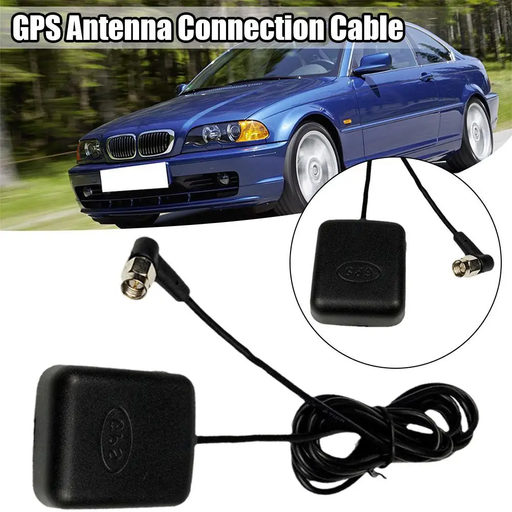 Car GPS Antenna SMA Connector 3 Meter Cable GPS Active Antenna Aerial Connector For Car Navigation Night Vision Camera Player