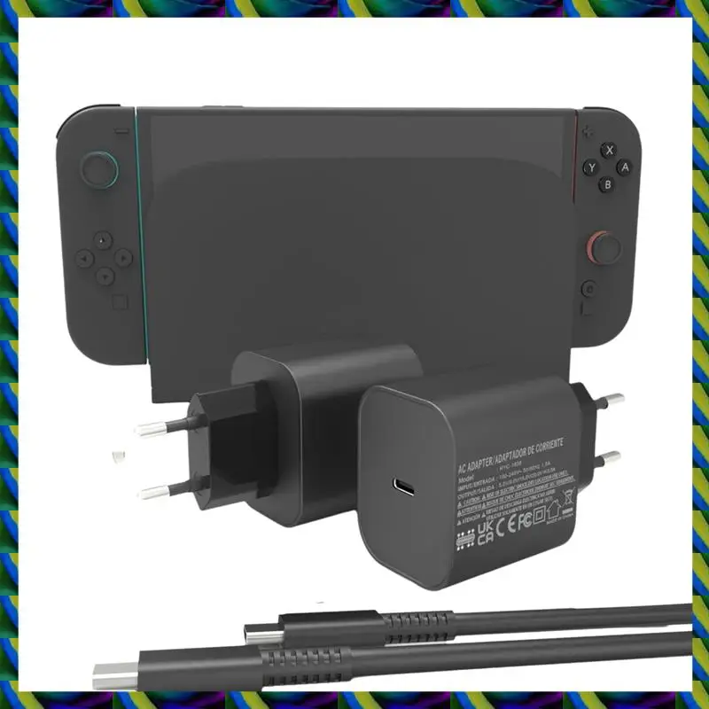 ทุกวันสําหรับ Switch2 Charger 60W AC Power Adapter สําหรับ NS Switch2 เกมคอนโซลอะแดปเตอร์ Wall Travel Type C Charger US PLUG