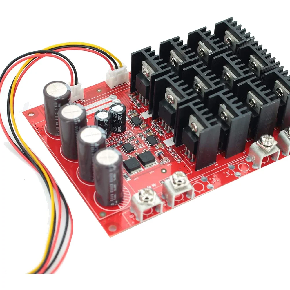 PWM DC Motor Speed Controller, alta potência HHO RC Driver, Módulo Controlador, 10-50V, 60A