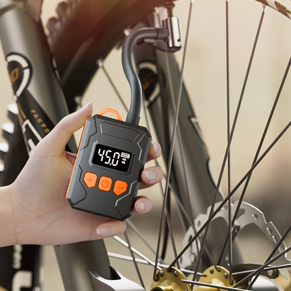 

Tire Inflator Portable Air Compressor 150PSI Wireless Inflation Tire Pump With Digital Tire Pressure Gauge For Car Bicycle