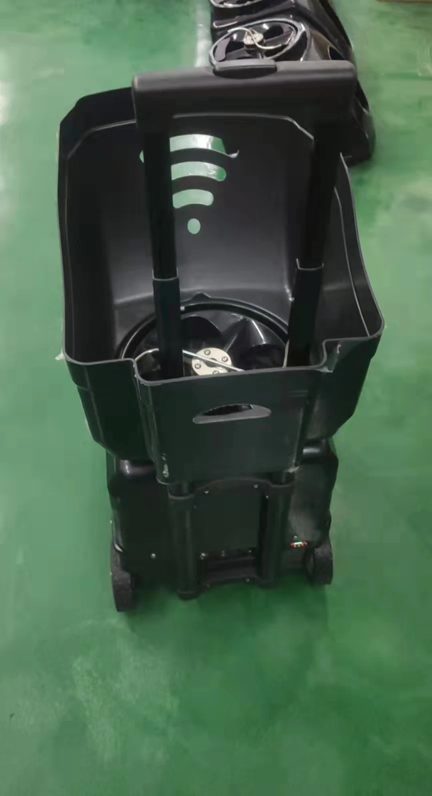 E-500 리모컨 블랙 휴대용 패들 테니스 자동 공 발사기