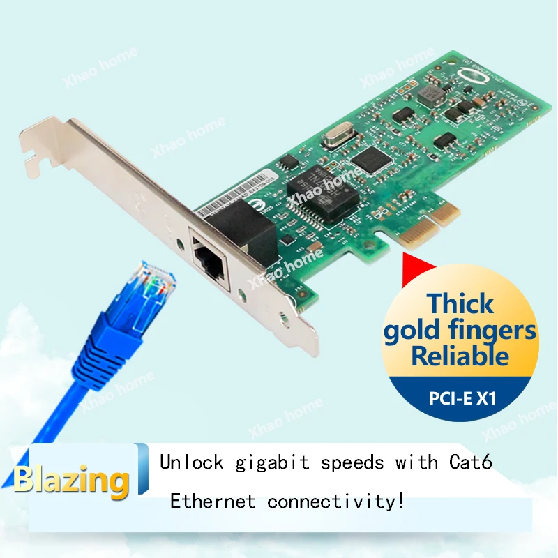

I82574 I82576 Гигабитная сетевая микросхема PCI-E для бесступенчатой загрузки, NAS/NVR, программист-маршрутизатора, PXE, Plug & Play для ESXi, VM 10/100/1000 Мбит/с Rj45