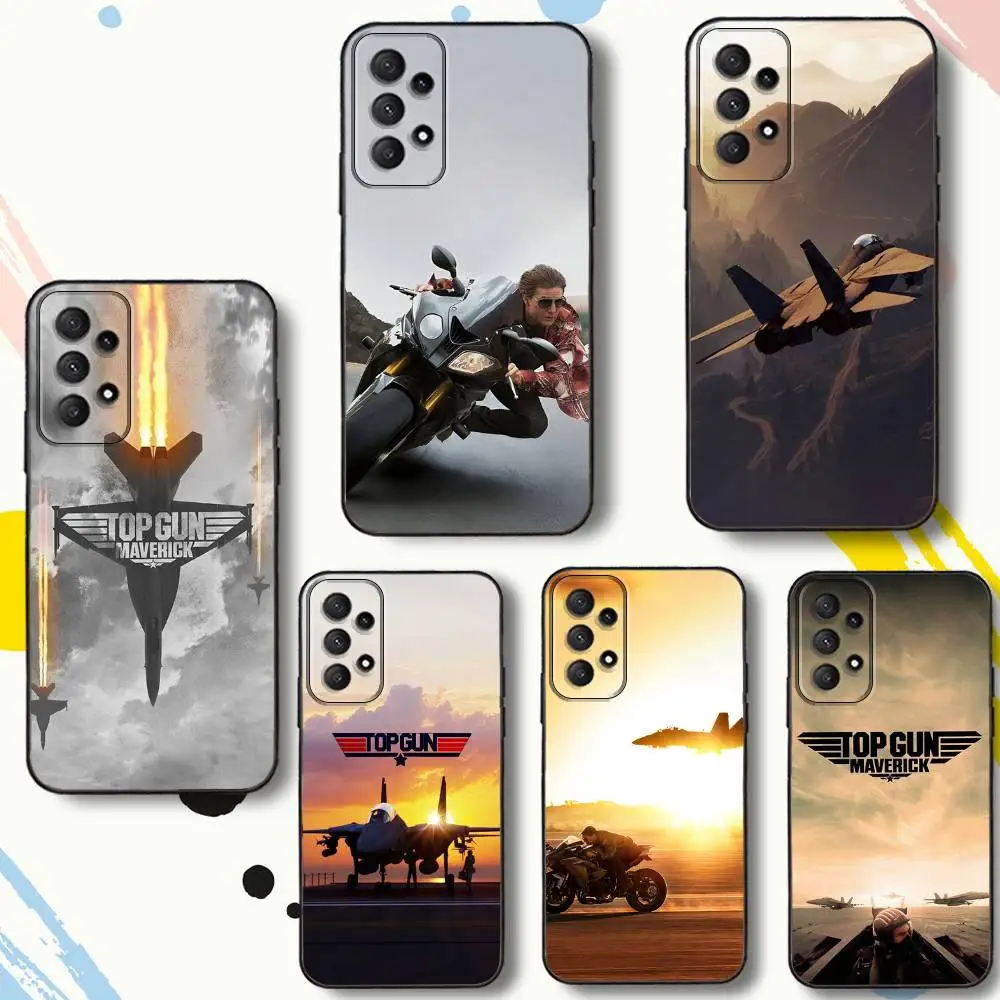

T-Top G-Gun Maverick-ES Phone Case For Samsung Galaxy A 80,72,73,91,53,22,51,52,5G,Plus,J,Note Soft Black Cover