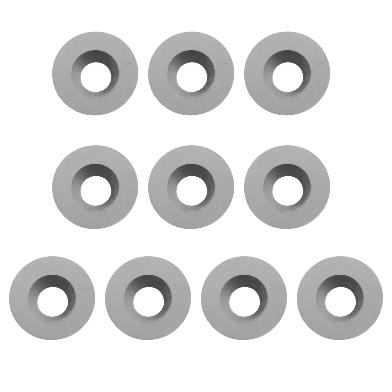

Round Carbide Inserts for Wood Lathe Turning Tool 10 Pack 12mm Diameter 30 Degree Angle for Smooth Cuts on Hardwood