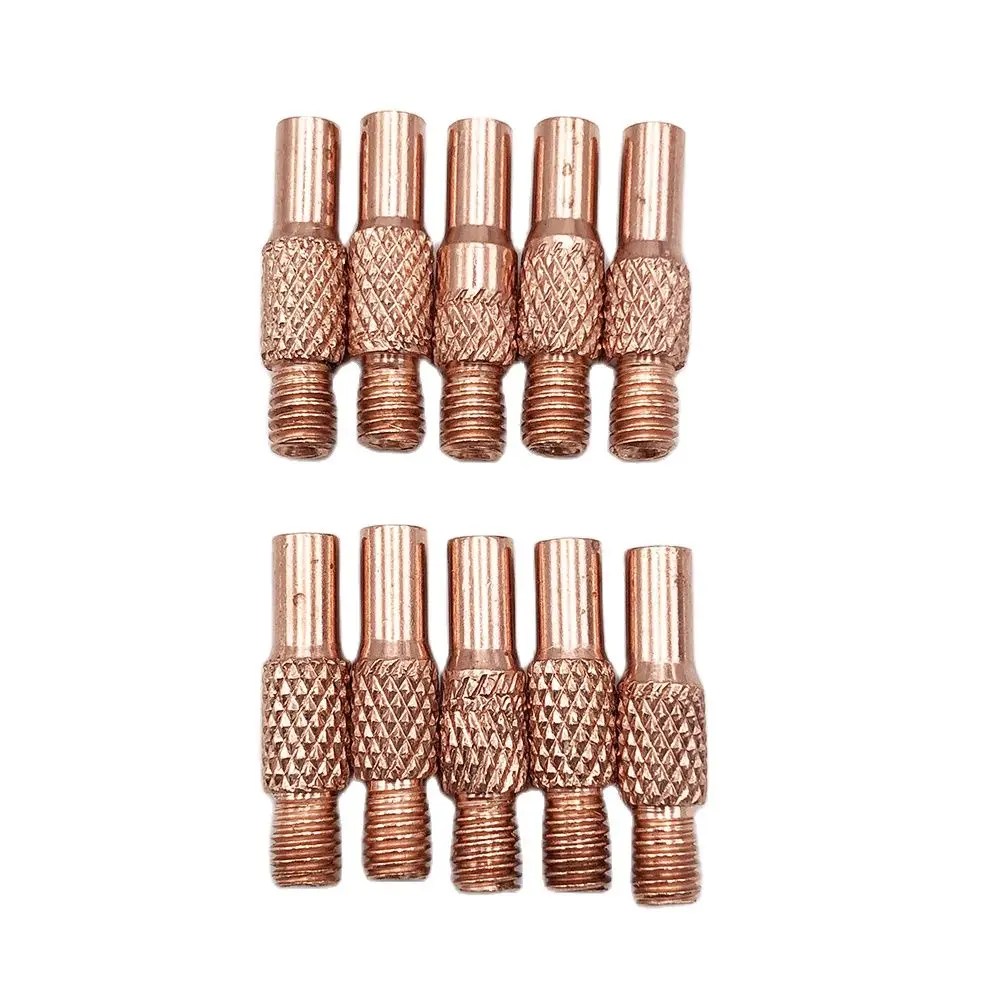 10pcs NBC200 NBC-200 NBC-200A Nozzle Contact Tip For MIG Spool Gun Push Pull Feeder Aluminum Steel Welding Torch