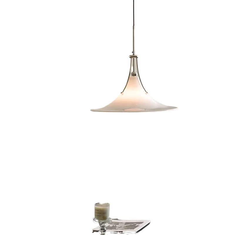 Design Magnolia Kronleuchter, minimalistisches Restaurant Light Hotel, Premium-Glas-Kronleuchter