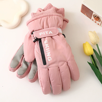 WOMEN'S Professional Winter Warm Skiing Gloves, Warm Snow Gloves, Waterproof Motorcycle Gloves, Smile 506 Touch Screen