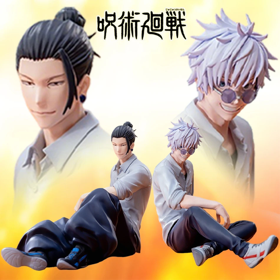 Auf Lager 1-2 Stück Jujutsu Kaisen DIORAMA Satoru Gojo Geto Suguru Suit See Anime Figure Model Toys in Box Statuette Birthday Gift