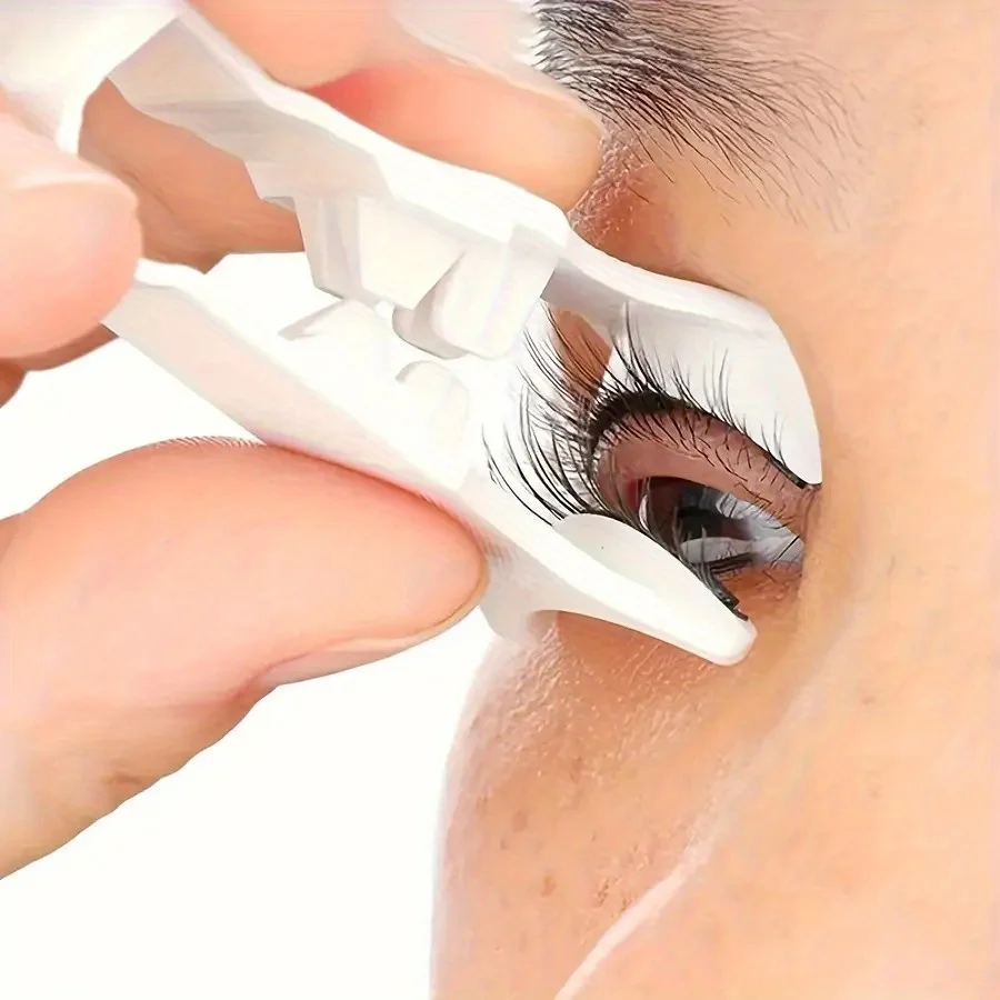 Conjunto de cílios magnéticos 3d, 4 unidades, com pinça, reutilizável, sem necessidade de cola, maquiagem natural para os olhos, inodoro, 10-12mm de comprimento, fácil aplicação