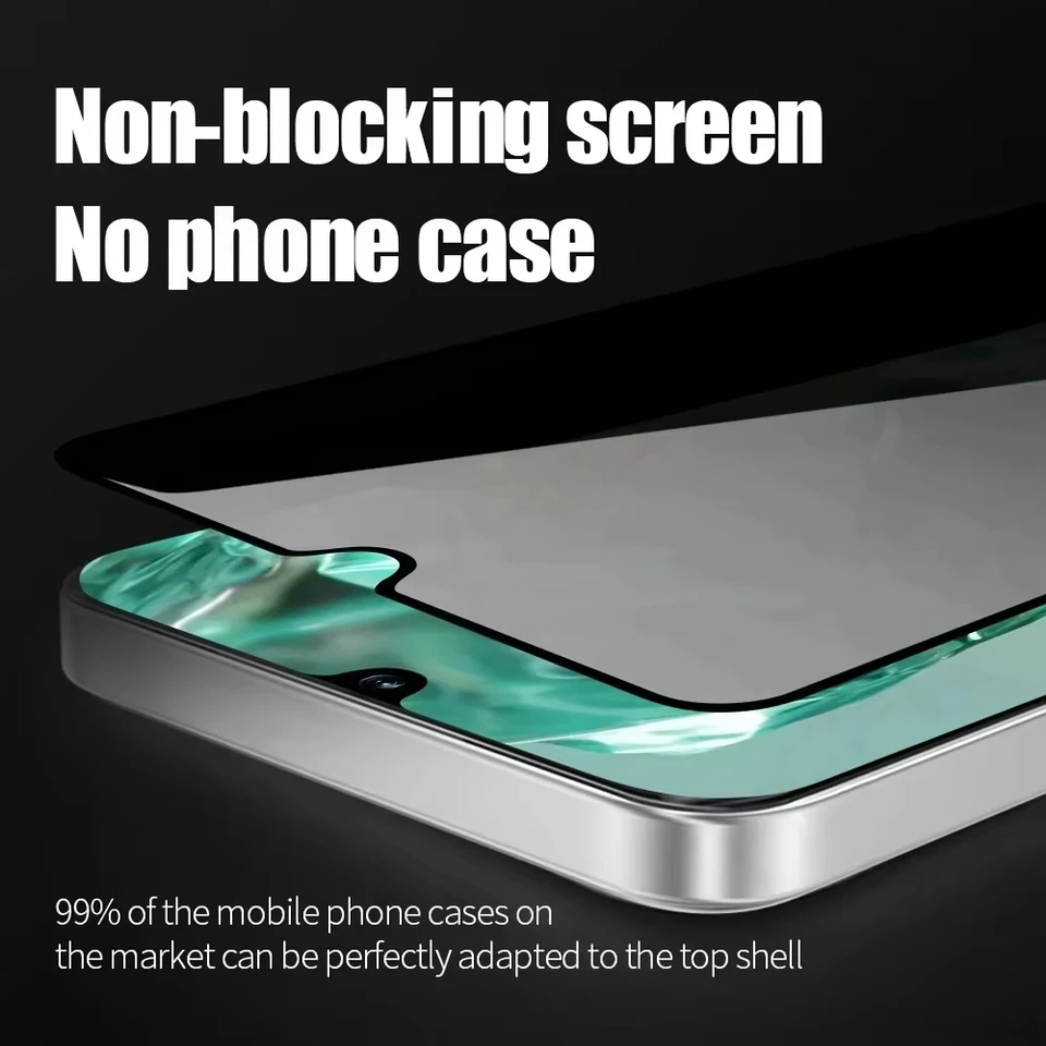 1-5 Piezas Protector de Pantalla de Privacidad con Desbloqueo por Huella Digital para Samsung S26 S26Ultra S25 S25 S24 Ultra S25 S22 S23 S26 + Vidrio Templado 6