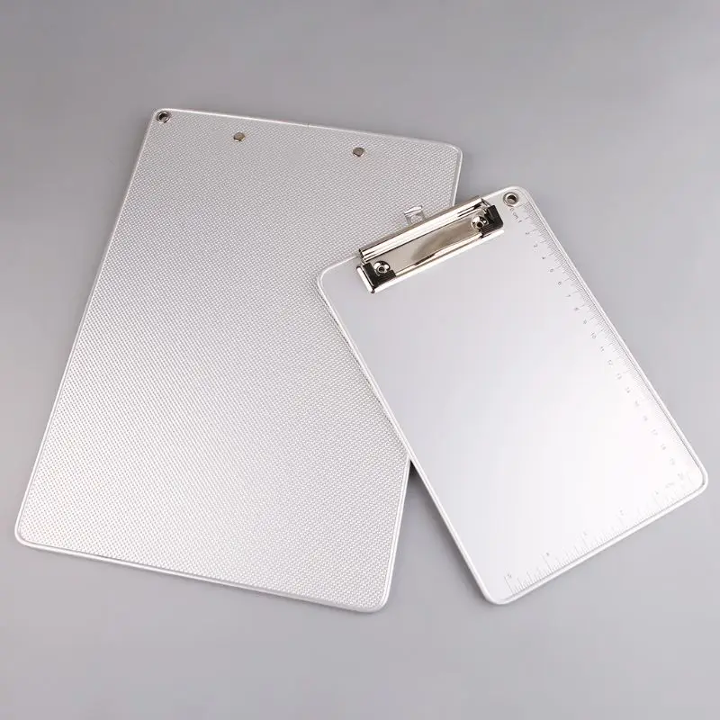 Portable Aluminum Alloy Writing Clip Board Antislip File Hardboard Paper H