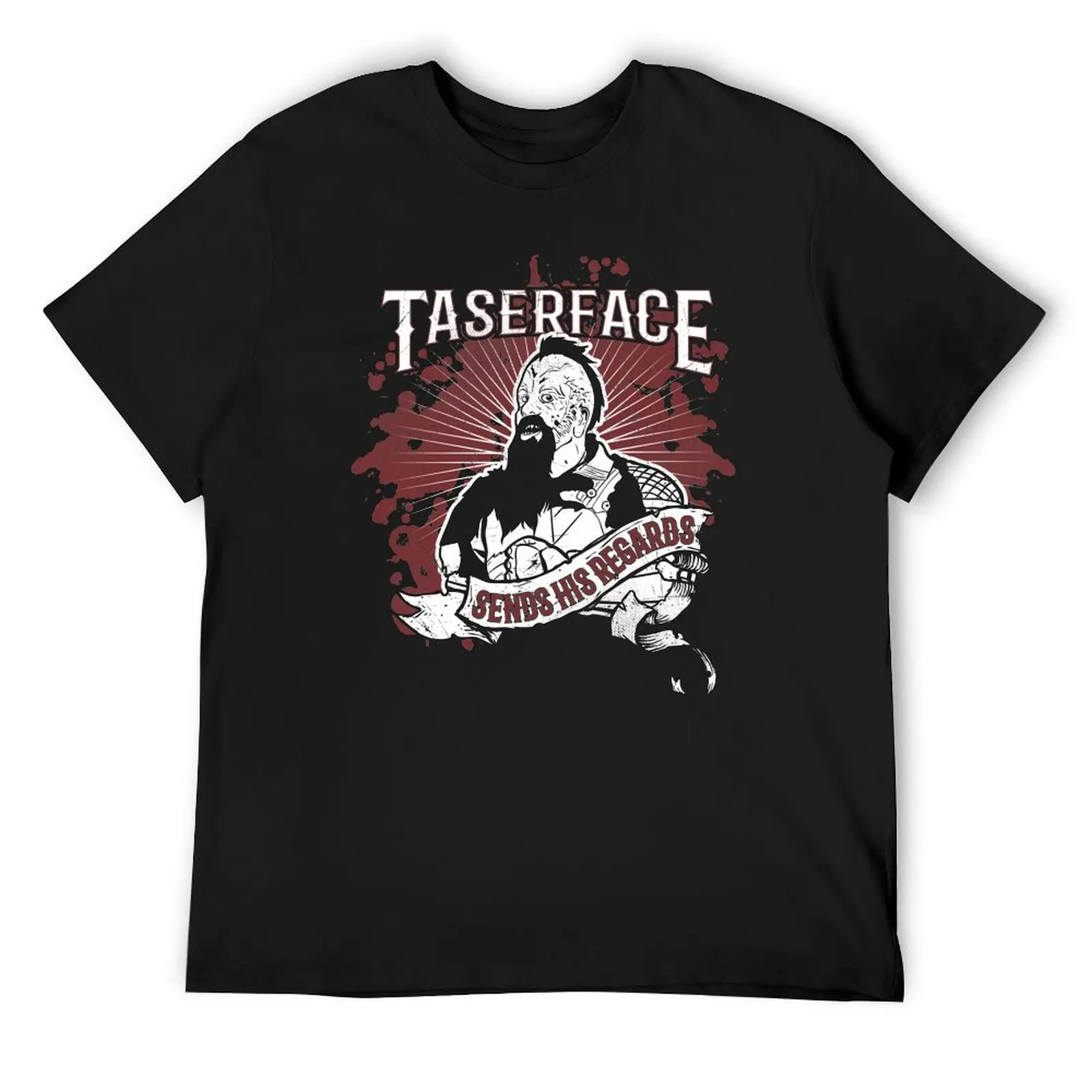 Taserface sends his Regards T-Shirt summer tops blue archive mens champion t shirts