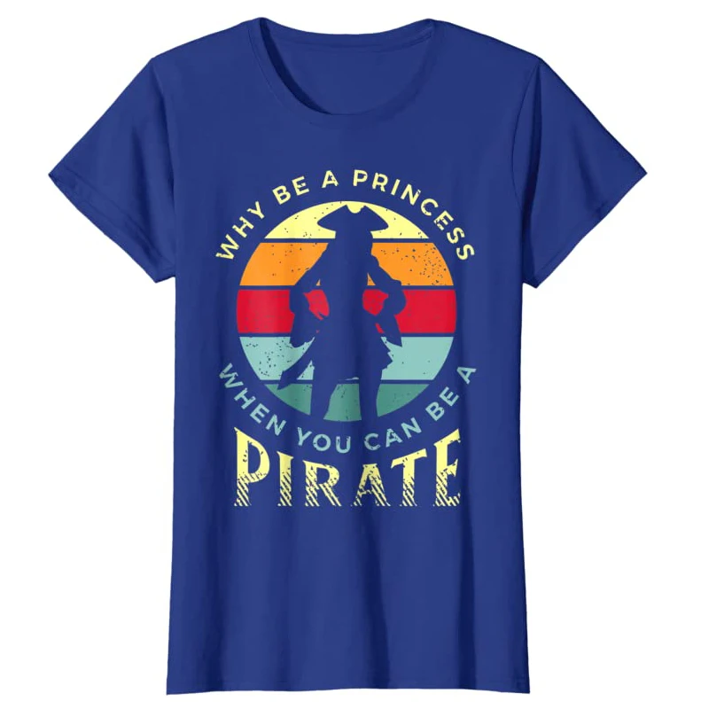 Womens Pirate Freebooter Saying for A Lover of A Caribbean T-Shirt Graphic Tee Funny Ladies Vintage Y2k Top Aesthetic Clothes