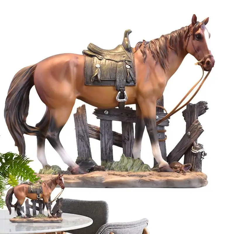 

Horse Statue Modern Art Sculpture For Home Decor Collectible Figurine Horse Decoration Desk Ornament For Living Room Bedroom