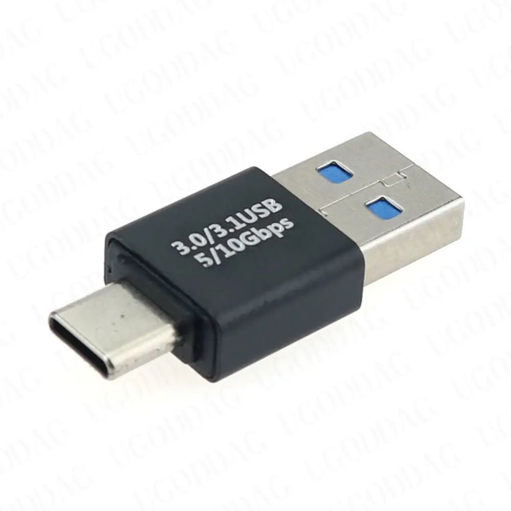 1/2 قطعة Type-C USB C ذكر إلى USB3.0 ذكر التوصيل محول كابل شحن مزامنة البيانات USB 3.1 نوع C محول