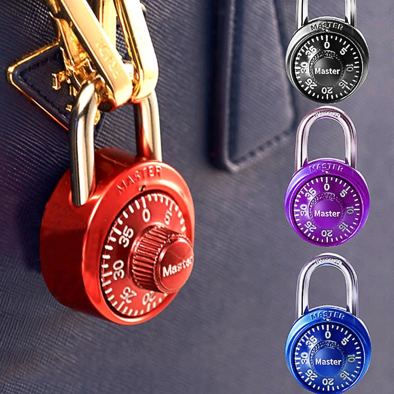 Rotary password lock combination padlock rotary lock gym and school locker color