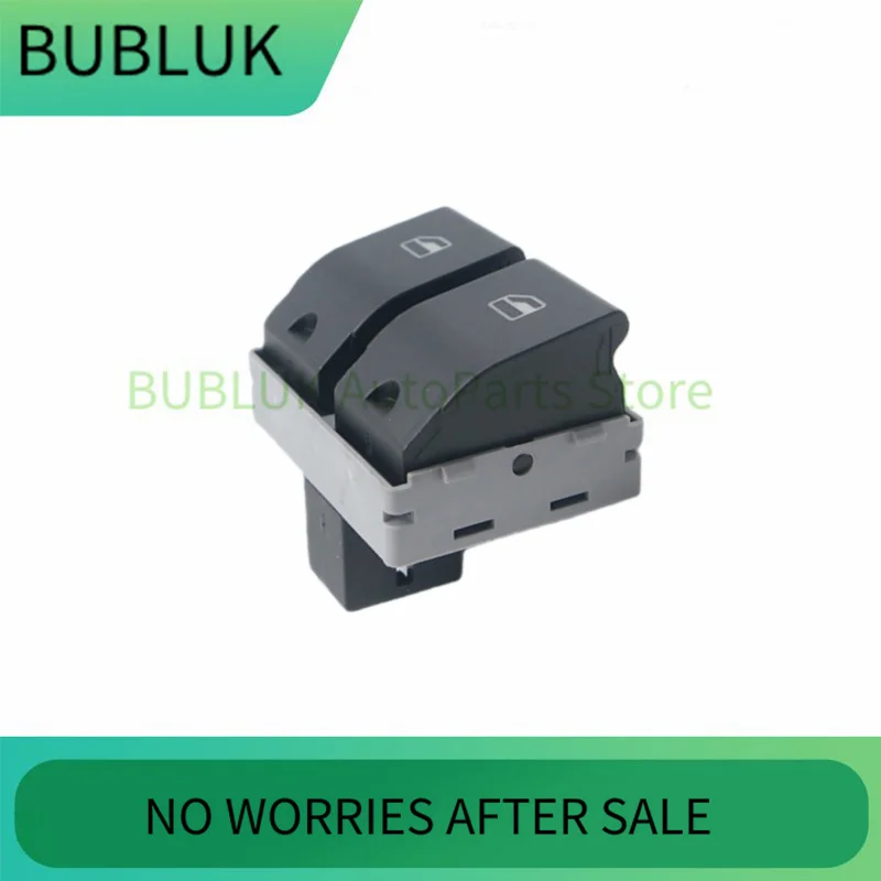 Botão de Vidro Elétrico para Console de Janela 6Q0959858 para VW Golf Saveiro G4 G5 G6 G7 Fox Cross Space Acessórios Automotivos