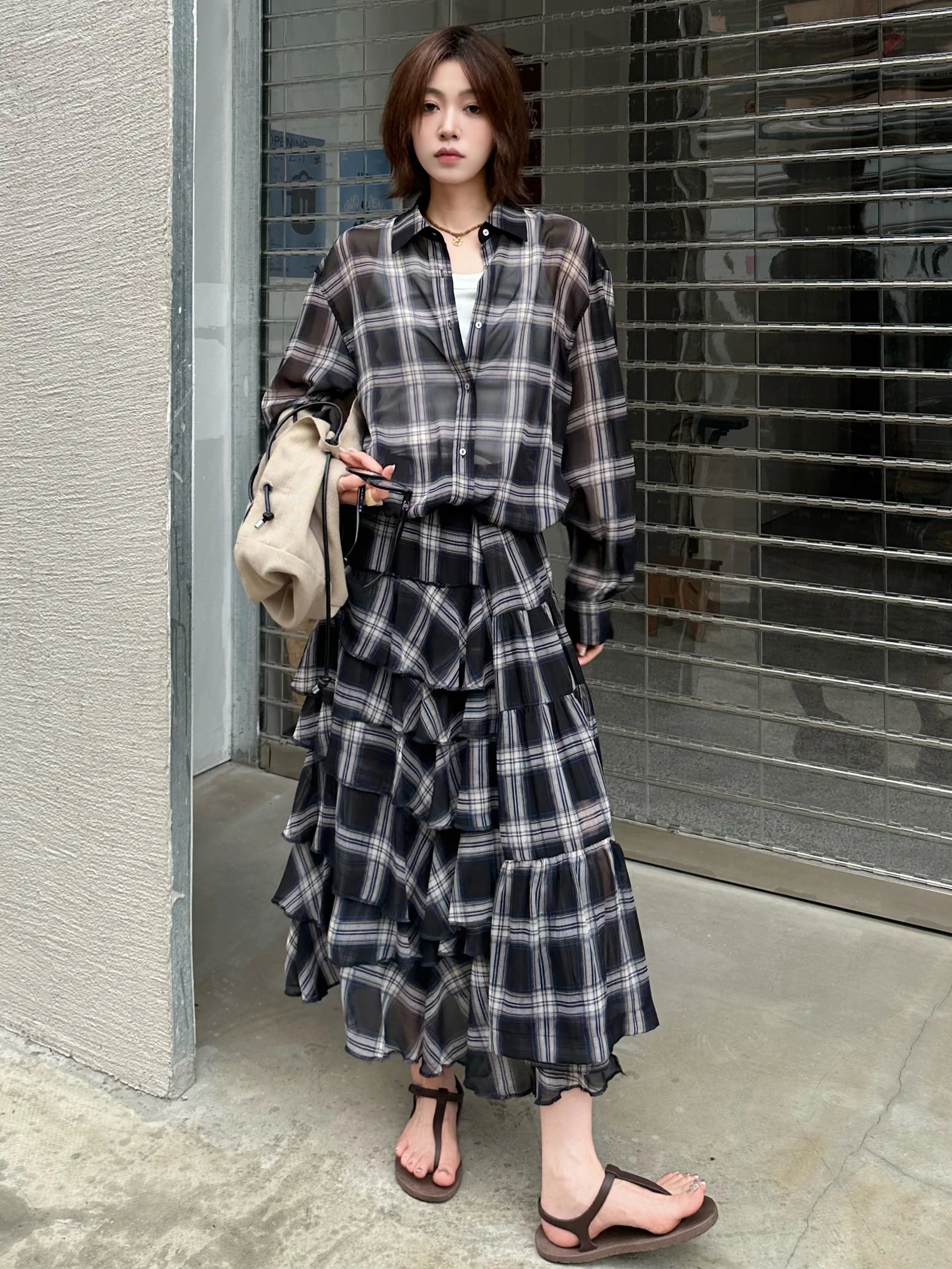 

Свободные длинные све женские летние новые модные шифоновые солнцезащитные кремы с кондиционером свободные рукава повседневные прозрачные для отдыха