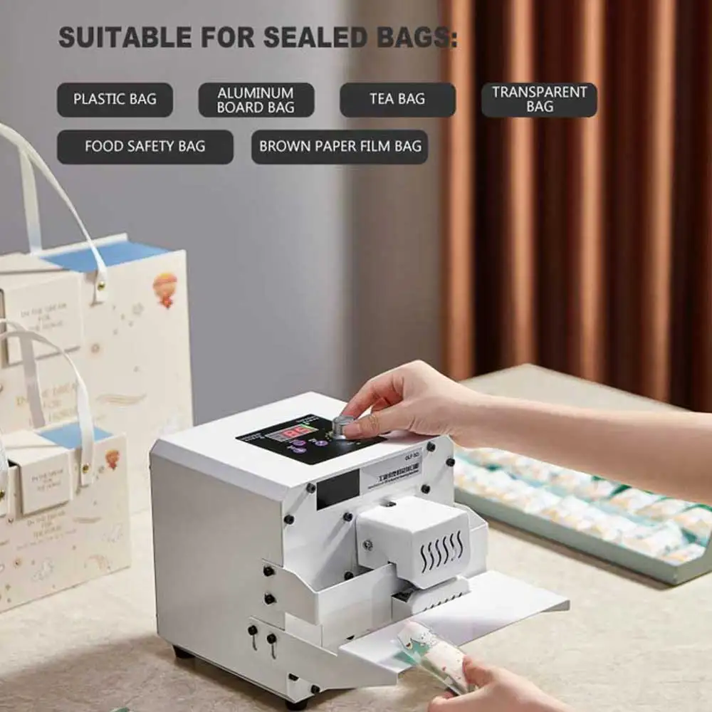 

Full-automatic Plastic Bag Sealer Food Sealing Machine Commercial Mooncake Bag Sealer Machine Selladora Vacio Alimentos
