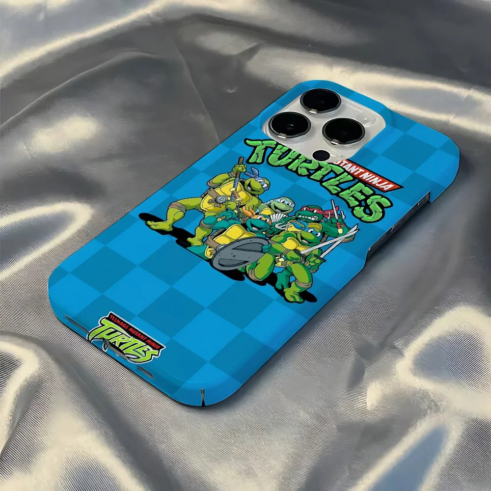 N-Ninja Turtles Phone Case for iPhone 16 15 14 13 12 11 Pro Max XS XR XSMax 6 7 8 Plus Glossy HD Hard PC Cover