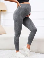Elastic High Waist Maternity Leggings Skinny For Pregnant Women Belly Support Postpartum Leggins Body Shaper Fitness Trousers 5