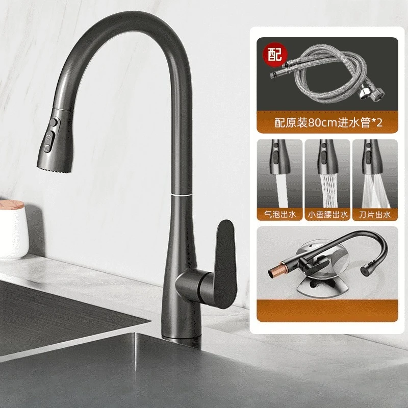 thickened-brass-kitchen-faucet-deck-mounted-pull-out-spout-kitchen-sink-mixer-tap-single-level-stream-sprayer-nozzle-tap