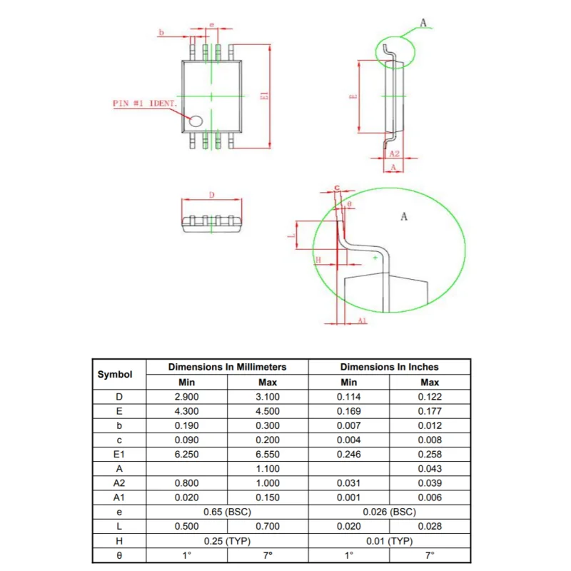 10PCS/LOT New Original 8205HA 8205A 8205S 8205LA MOSFET Lithium Battery Protection Circuit