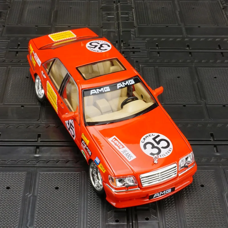 1:24 Mercedes Benz W140 S320 modelo de carro em liga metálica, portas e capô do motor, porta-malas pode ser aberto como presente para amigos