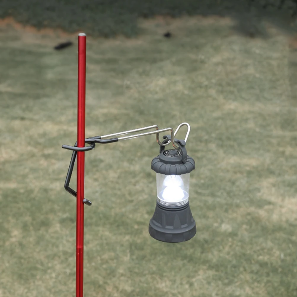 التخييم هوك المشبك شماعات في الهواء الطلق خيمة فانوس حامل مصباح المحمولة متعددة الوظائف دعامة تعليق للتخييم الصيد