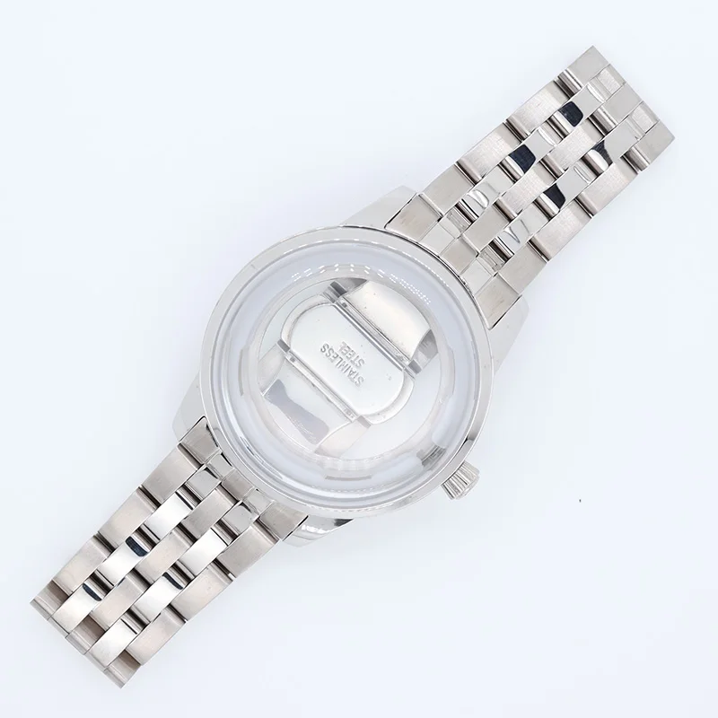 

40MM Silver Cocktail Time NH35 NH34 NH38 Presage Watch Cases for Seiko Mod Dress Man Watches Replacement Parts